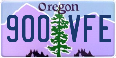 OR license plate 900VFE