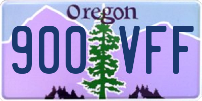 OR license plate 900VFF