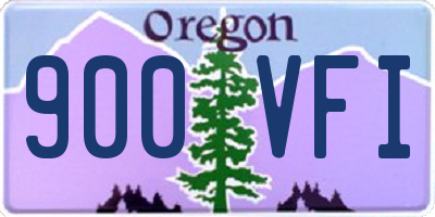 OR license plate 900VFI