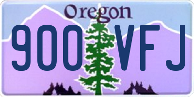 OR license plate 900VFJ
