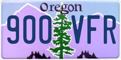 OR license plate 900VFR