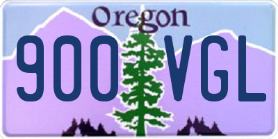 OR license plate 900VGL