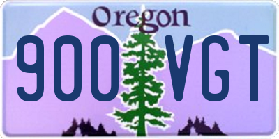 OR license plate 900VGT