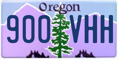 OR license plate 900VHH