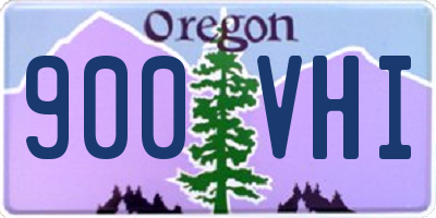 OR license plate 900VHI