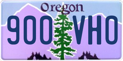 OR license plate 900VHO