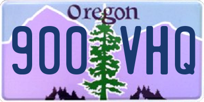 OR license plate 900VHQ