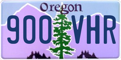 OR license plate 900VHR