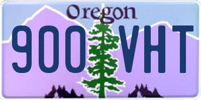 OR license plate 900VHT