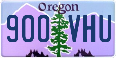 OR license plate 900VHU