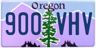 OR license plate 900VHV