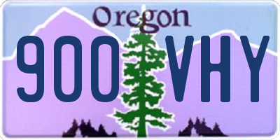 OR license plate 900VHY
