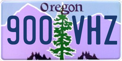OR license plate 900VHZ