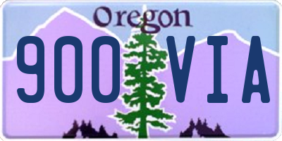 OR license plate 900VIA