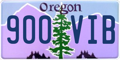 OR license plate 900VIB