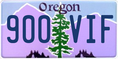 OR license plate 900VIF