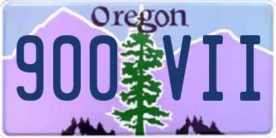 OR license plate 900VII