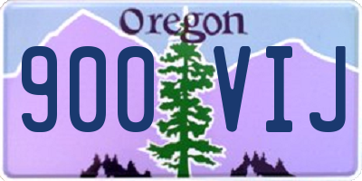 OR license plate 900VIJ