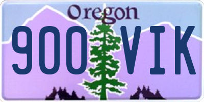 OR license plate 900VIK