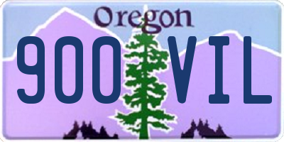 OR license plate 900VIL