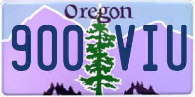 OR license plate 900VIU