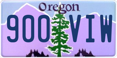 OR license plate 900VIW