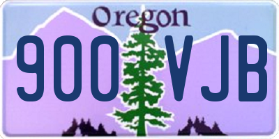 OR license plate 900VJB