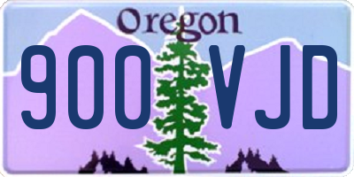 OR license plate 900VJD