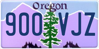 OR license plate 900VJZ