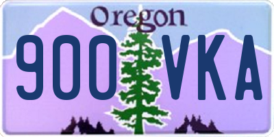 OR license plate 900VKA