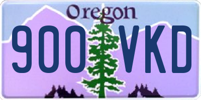 OR license plate 900VKD