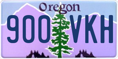 OR license plate 900VKH