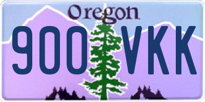 OR license plate 900VKK