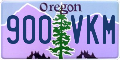OR license plate 900VKM