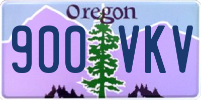 OR license plate 900VKV