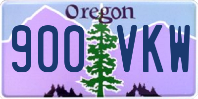 OR license plate 900VKW