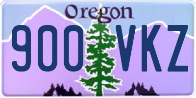 OR license plate 900VKZ