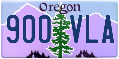 OR license plate 900VLA