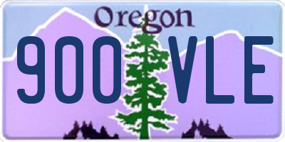 OR license plate 900VLE