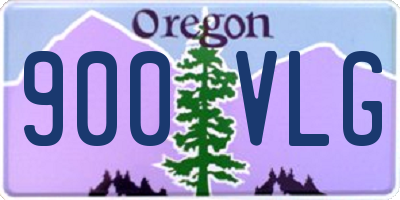 OR license plate 900VLG