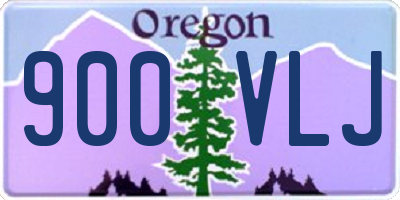 OR license plate 900VLJ