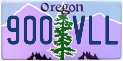 OR license plate 900VLL