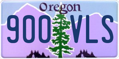 OR license plate 900VLS