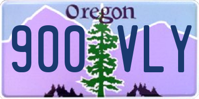 OR license plate 900VLY