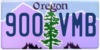 OR license plate 900VMB