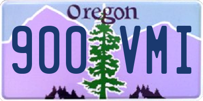 OR license plate 900VMI