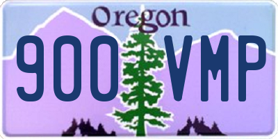 OR license plate 900VMP