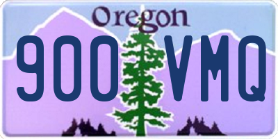 OR license plate 900VMQ