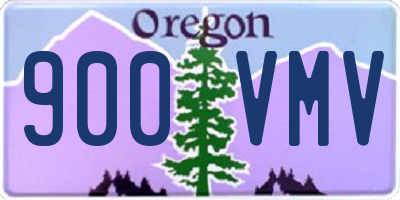 OR license plate 900VMV