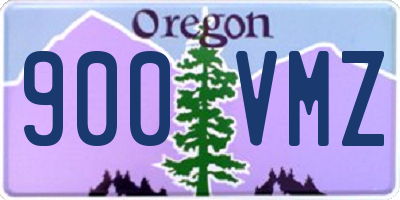 OR license plate 900VMZ